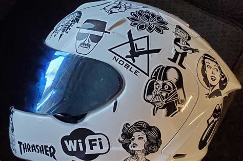 How To Put Stickers On A Motorcycle Helmet | Reviewmotors.co