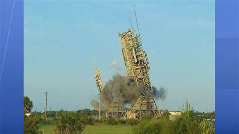 Historic Cape Canaveral launch pad ends in implosion