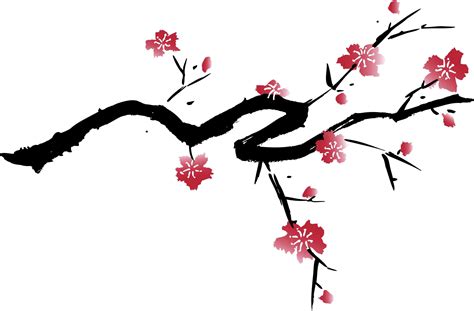 Cherry Blossom Tree Branch Drawing | Free download on ClipArtMag