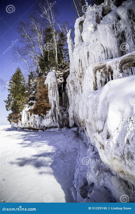 Wisconsin Ice Caves stock image. Image of outdoors, great - 51329745