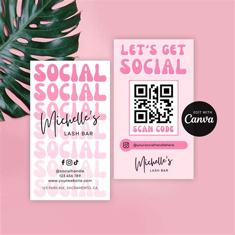 Printable Business Cards - Business Card Templates - Instant