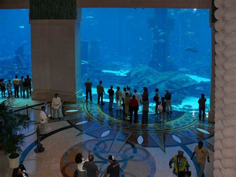 Aquarium - Lobby of Atlantis Hotel in Dubai | Dubai hotel, Underwater hotel, Sightseeing