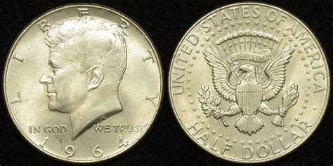 USA 1964 50c Choice Uncirculated - The Purple Penny