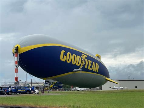 Goodyear gives thanks to Cooper Tire employees with rides on iconic blimp