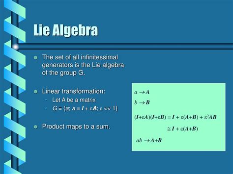 PPT - Lie Algebra PowerPoint Presentation, free download - ID:6690276