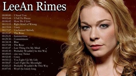 LeAnn Rimes Greatest Hits Full album - Best of LeAnn Rimes Songs ...