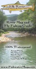 Elk River Map, Monterville, WV – FishwaterMaps.com