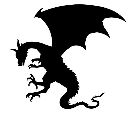 Free Dragon Silhouette Vector Download Free Dragon Si - vrogue.co