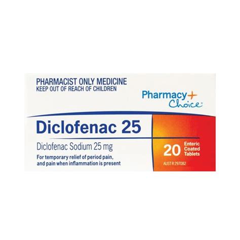 Diclofenac 25 Tablets - Pharmacy Choice®