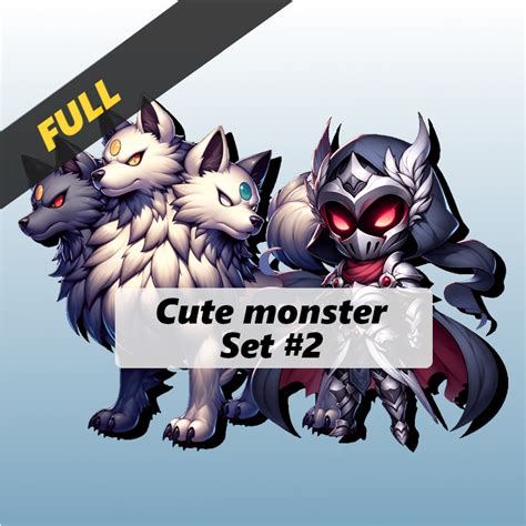 Cute monster Set #2 by TrulyMalicious