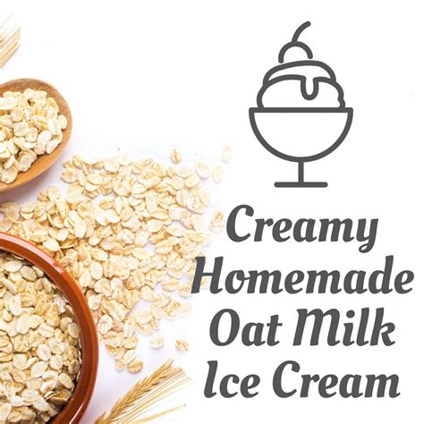 A Tasty Oat Milk Ice Cream For Your Ice Cream Maker - A Food Mood