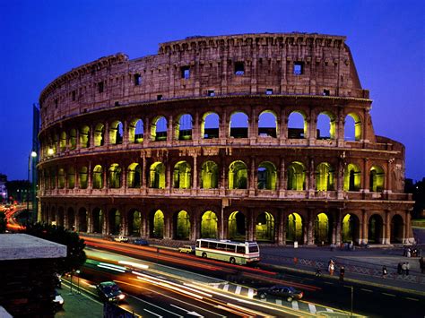 1920x1080 cityscape architecture rome italy old building trees ruin ...