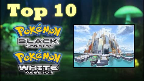 My Top 10 Pokémon Black & White City Themes - YouTube