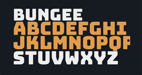 Bungee free Font - What Font Is