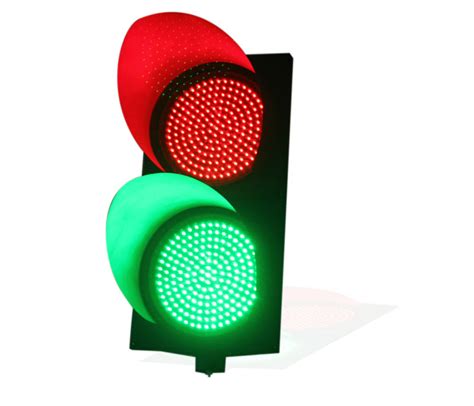 Crossing road 300mm red green LED traffic signal light - Wide Way Optoelectronics