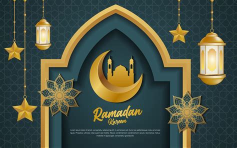 Ramadan Kareem islamic banner template 6332302 Vector Art at Vecteezy