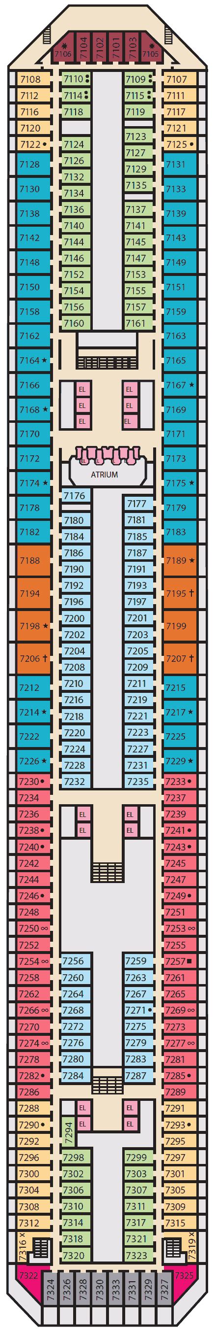 Carnival Sunshine Deck Plans