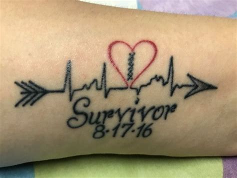 heart attack survivor tattoo - drhenryvanpala