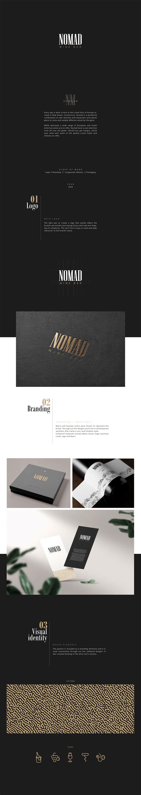 Nomad Wine Bar on Behance