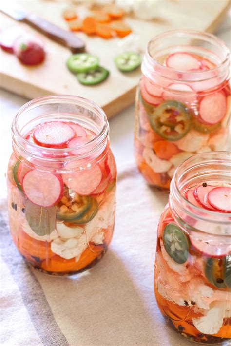 Classic Escabeche - Mexican pickled vegetables | The Mostly Vegan