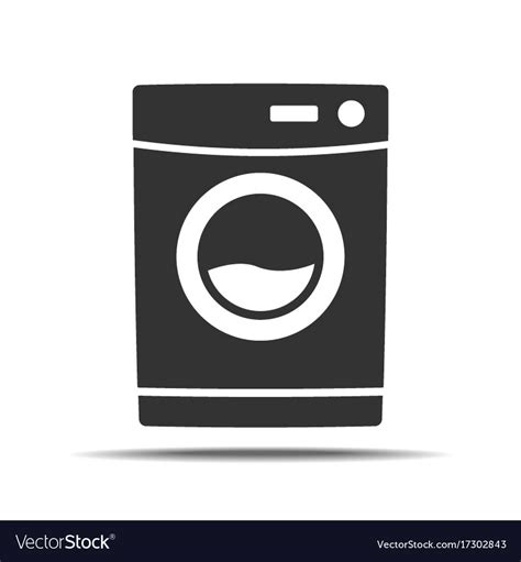 Washing machine icon Royalty Free Vector Image