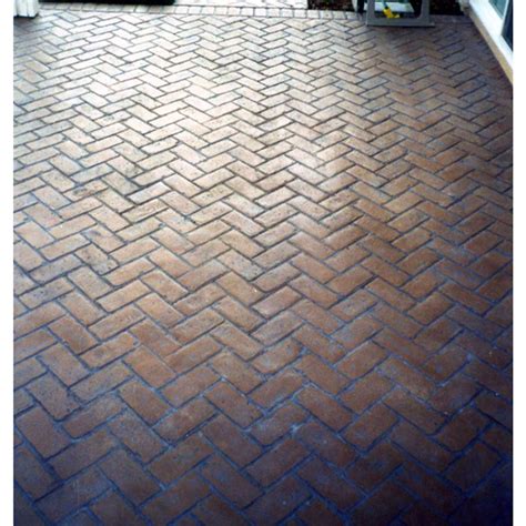 Herringbone Used Brick Concrete Stamps by Proline