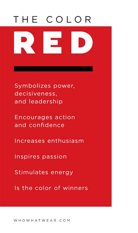 Every Working Woman Should Own This Powerful Color | Red quotes, Red colour quotes, Color quotes