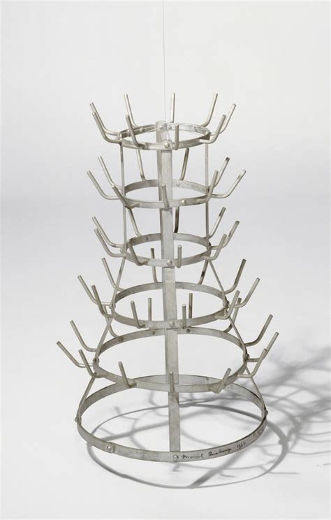 Marcel Duchamp | Bottle-Rack (The original, lost, was carried out in Paris in 1914. The replica ...