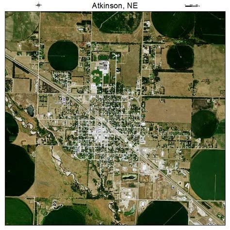 Aerial Photography Map of Atkinson, NE Nebraska