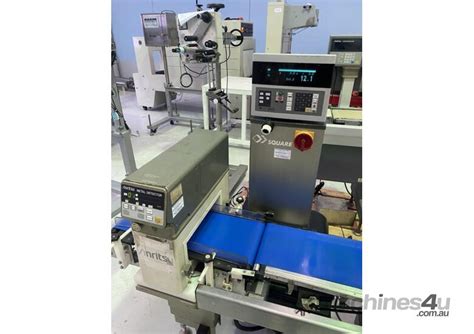 Used ishida Ishida Checkweigher x Anritsu Metal Detector combo unit ...