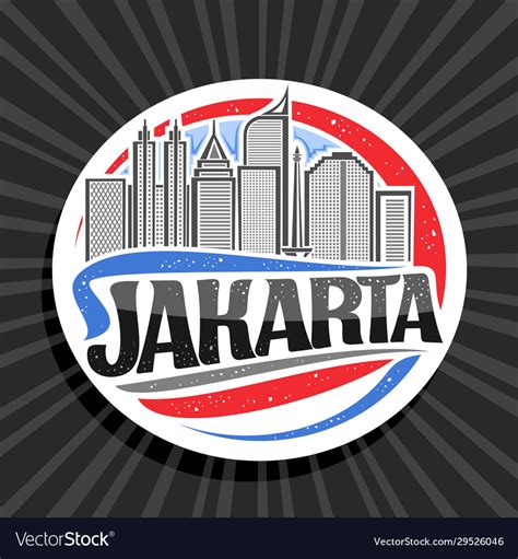 Logo for jakarta Royalty Free Vector Image - VectorStock