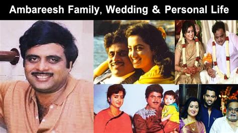 Ambareesh Family, Wedding & Personal Life Pics || Kannada Actor Ambarees... | Life pictures ...