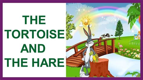 THE TORTOISE 🐢 AND THE HARE 🐇 - SHORT MORAL STORIES IN ENGLISH FOR KIDS ...