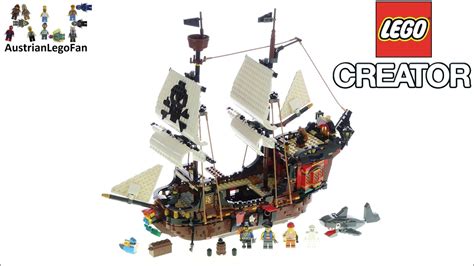 LEGO Creator 31109 Pirate Ship - Lego Speed Build Review - YouTube