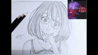 How To Draw Anime Girl Eyes With Glasses