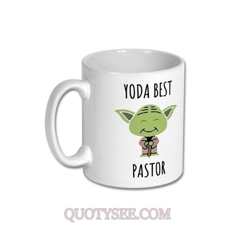 Yoda Best Pastor Mug | Quotysee.com