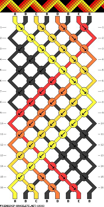 Pattern #19383 - friendship-bracelets.net