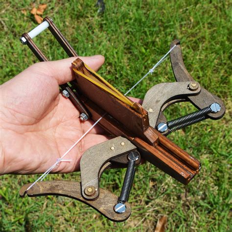 Mini Wood Crossbow 10 Bolts Semi-automatic Shoot Medieval - Etsy