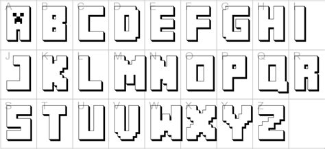 minecraft clipart - Pesquisa do Google | Minecraft font, Minecraft ...