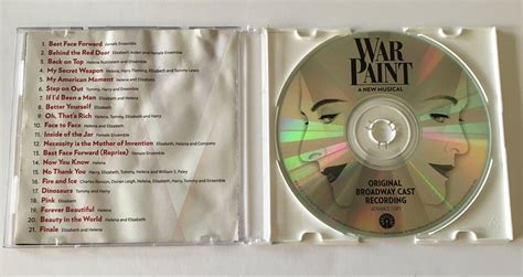 WAR PAINT - Original Cast Recording CD - Broadway Design Exchange