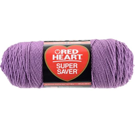 Red Heart Super Saver Yarn 24/Pk-Medium Purple - Walmart.com - Walmart.com