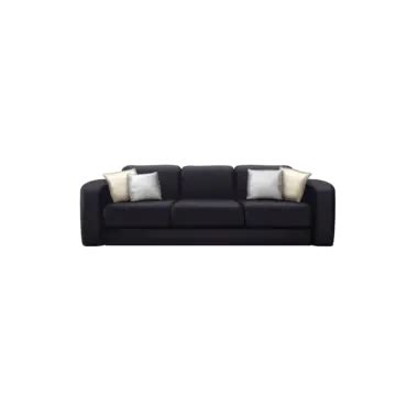 Modern Living Room Black Sofa Vector, Modern Sofa, Black Sofa, Livong ...