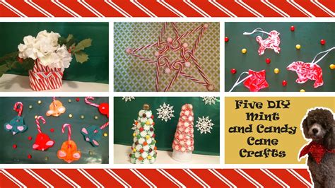 Five DIY Candy Cane and Peppermint Crafts - YouTube