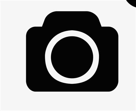 White Camera Logo PNG Image, Black And White Camera Logo, Camera ...