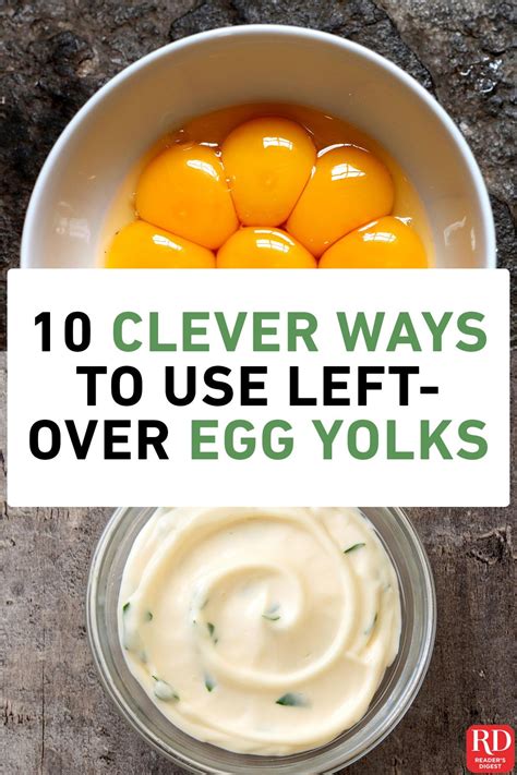 Got yolks left over from an egg-white omelet? Here are some delicious ...