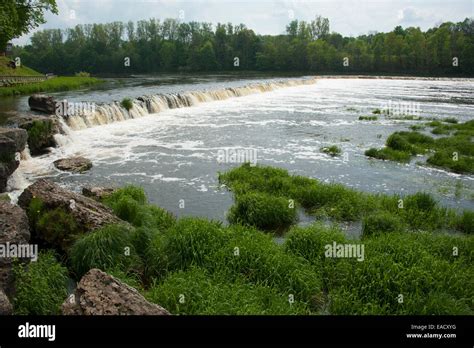 Waterfall, Venta River, Kuldiga, Latvia, Baltic States Stock Photo - Alamy