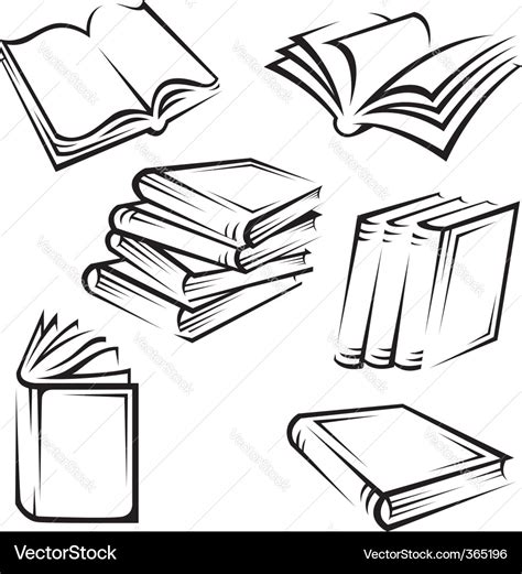 Books Royalty Free Vector Image - VectorStock