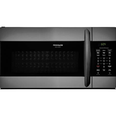 Frigidaire Gallery 1.5 cu. ft. Over the Range Convection Microwave in Smudge-Proof Black ...