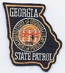 1:6 scale Georgia State Police Sleeve Patch | ONE SIXTH SCALE KING!