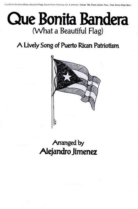 Product Detail: Que Bonita Bandera - What A Beautiful Flag - Puerto Rico